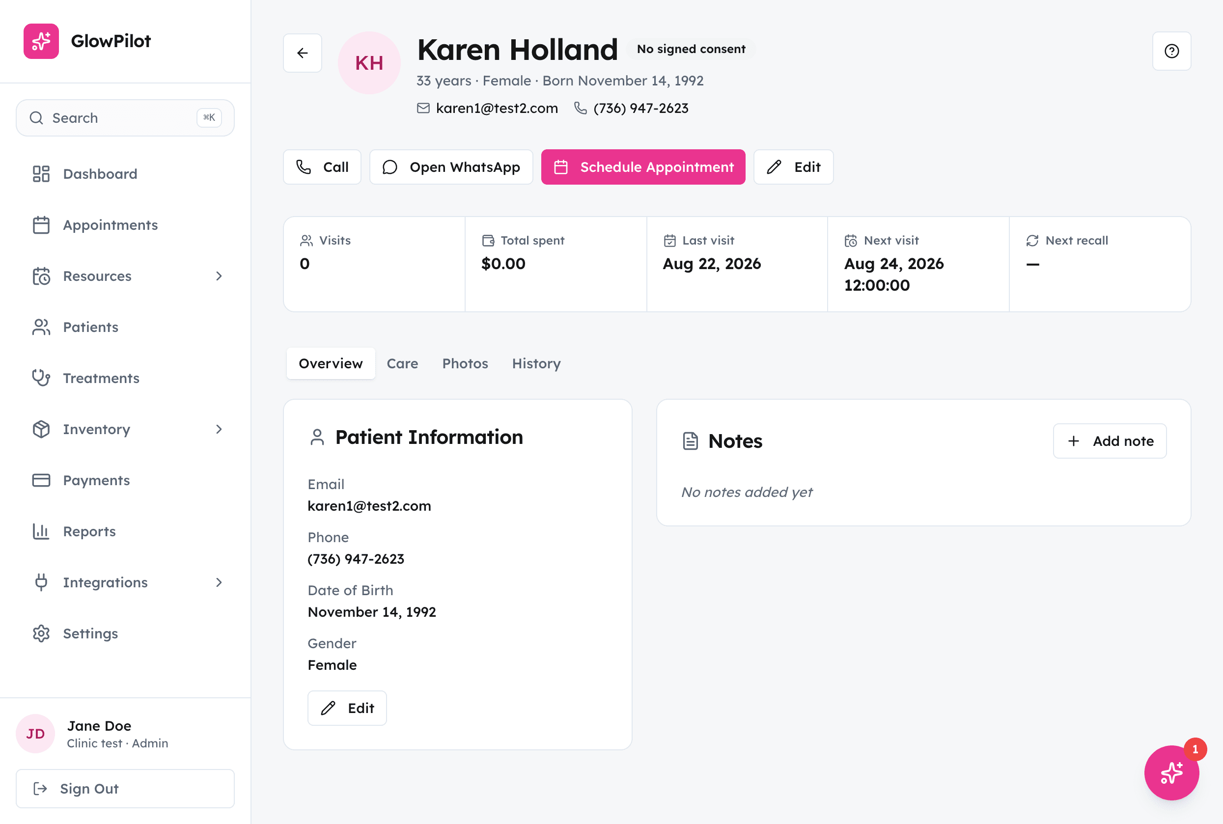 Patient files